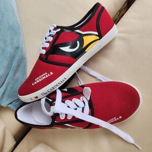 Fashion Sneakers Arizona Cardinals Red and White 9.5